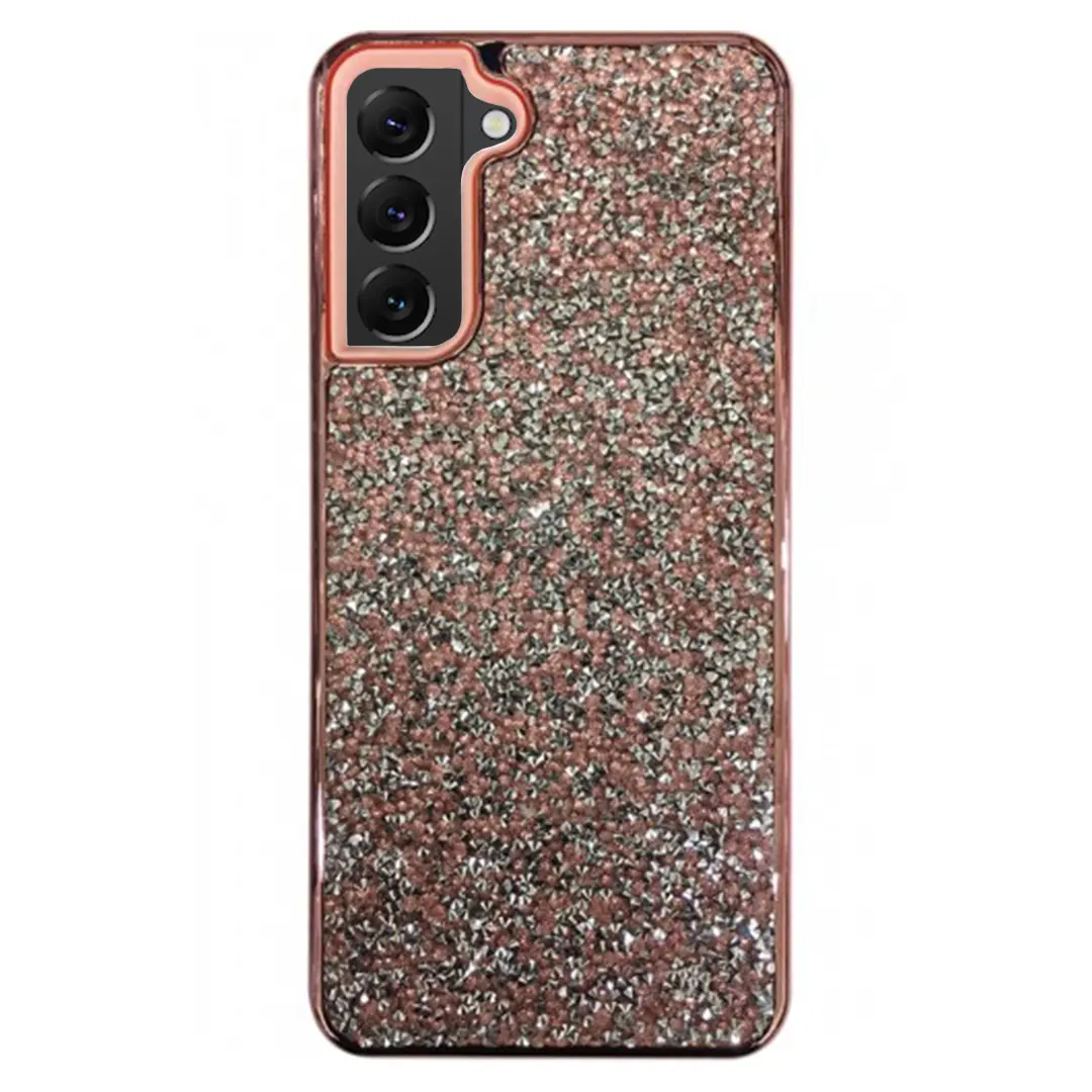 Samsung Galaxy S21 Plus Glitter Bling Case Gold